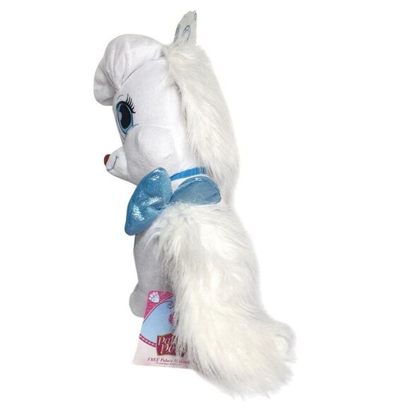 Disney Palace Pets Lg 17" Princess Cinderella Pet Plush Toy White Blue NEW - Picture 3 of 8